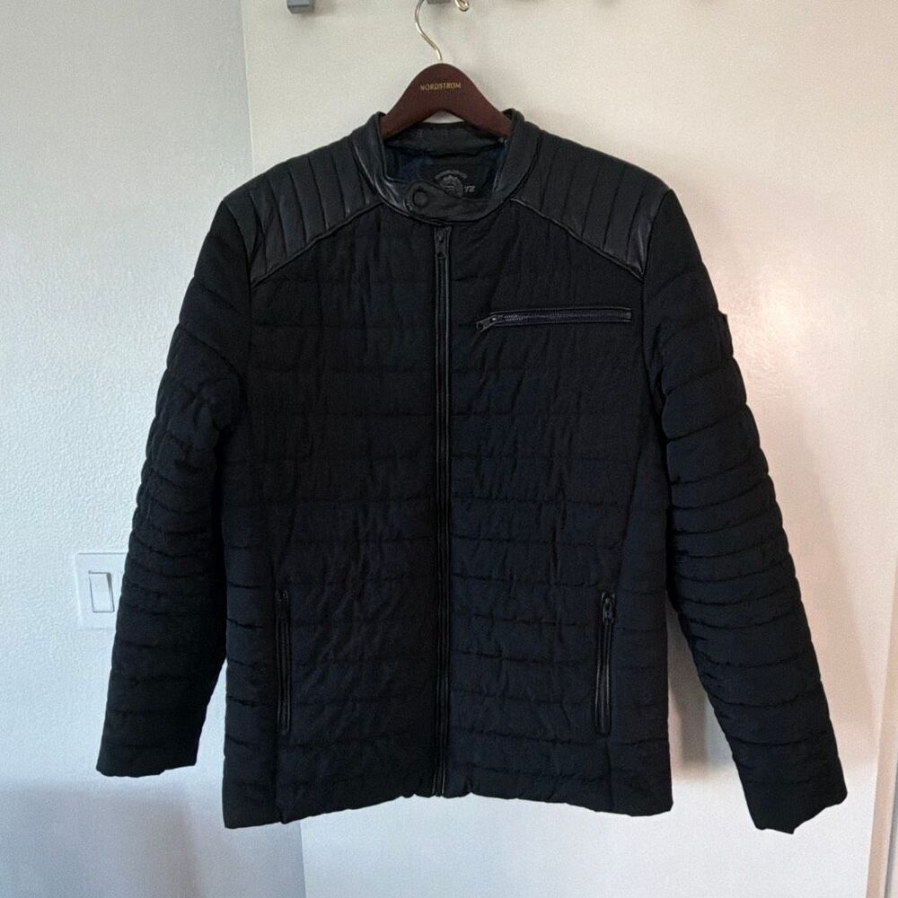 Buffalo David Bitton Puffer Jacket in Black Size XL